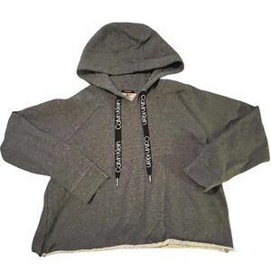 Calvin Klein Cropped Hoodie - Size Large